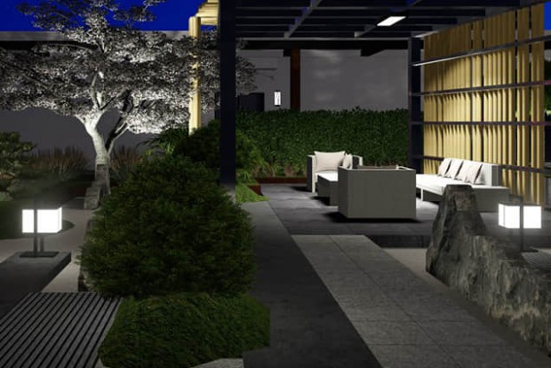 庭院照明設(shè)計(jì)效果圖