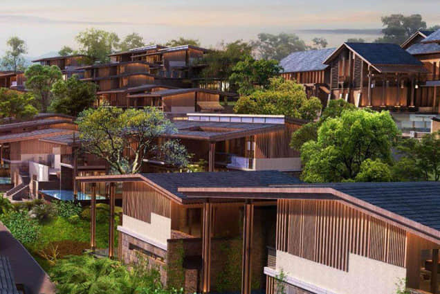 小鎮聚落景觀設計效果圖