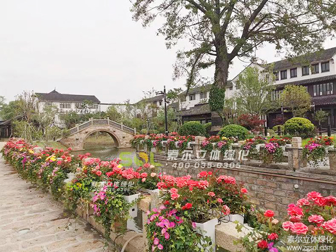 16 2020年4月28日江蘇東臺(tái)西溪古鎮(zhèn)五一景觀提升河岸護(hù)欄美化 (1).jpg